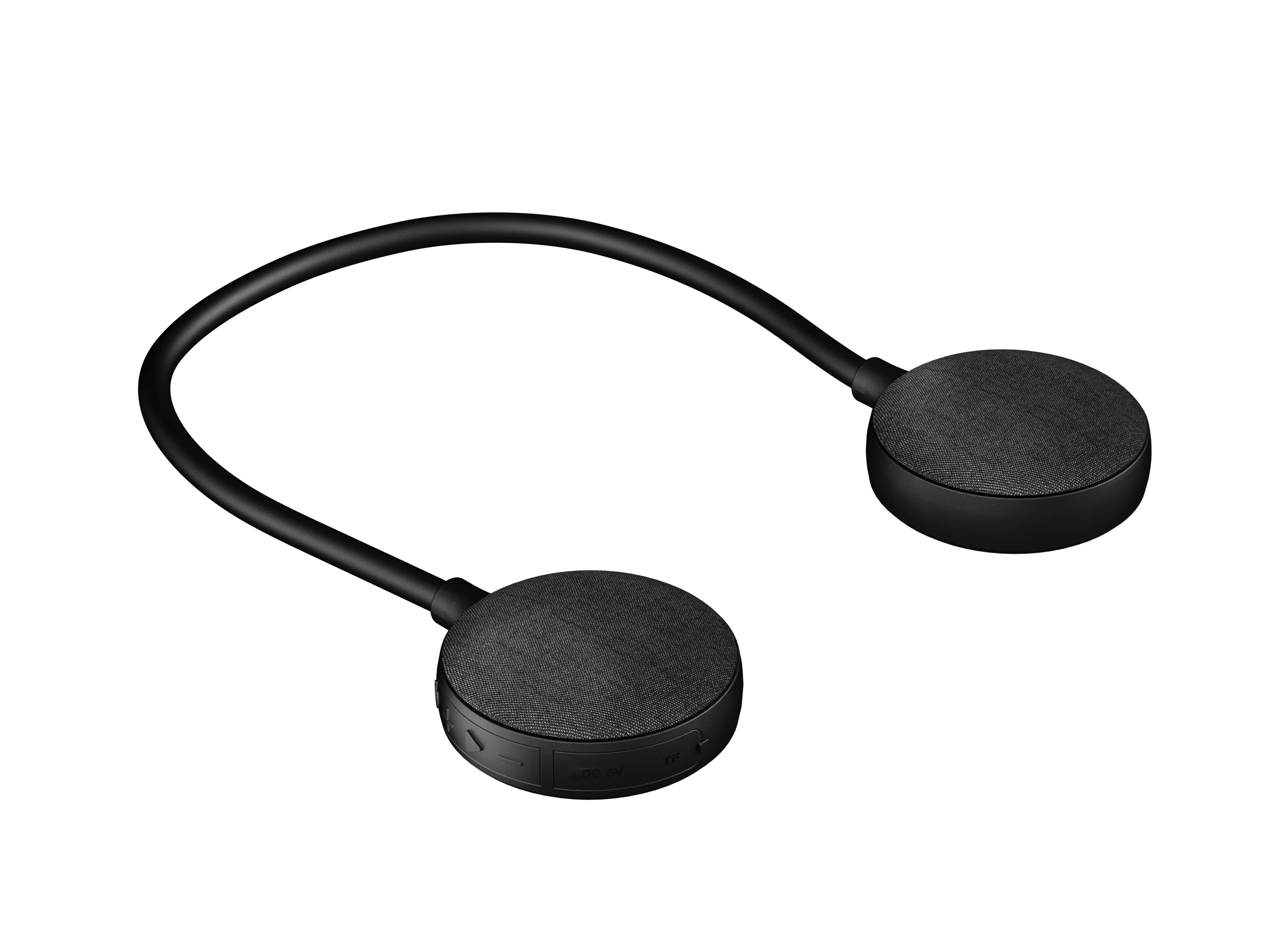 Factory Wholesale Neckband Wearable Bluetooth 5.3 Version Portable Blue Tooth Speaker With Built-in Microphone