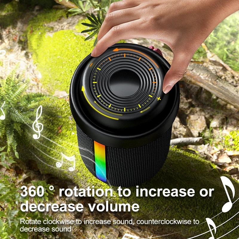 High Quality Portable Waterproof Bt Speaker Wireless with Bt/FMTWS 5w 1200mAH Battery Speakers