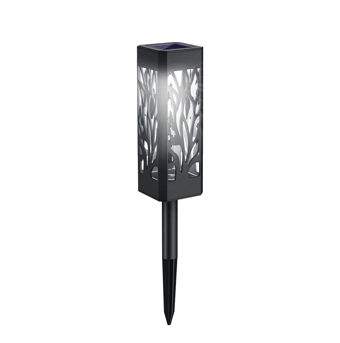 Solar Lights Outdoor with Solar Panel Pathway Lights IP65 Waterproof Garden Lights Auto ON/Off for Landscape Pathway Patio Decor