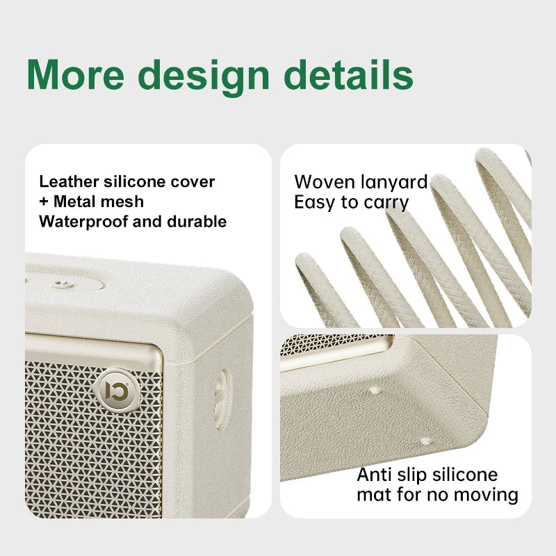 SHIDU P12 Portable Bluetooth Speaker Hi-Fi Sound for Home & Outdoor Activities