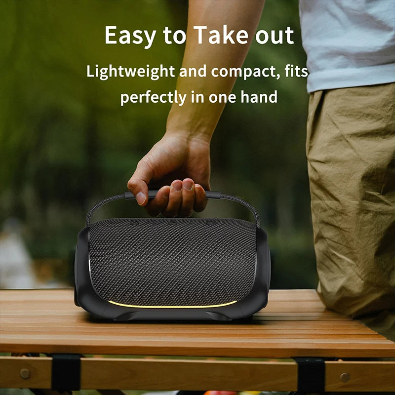 High Quality 40 W 4000 MAh for Bluetooth Speaker RGB Plastic Amplifier for Outdoor Indoor Use Compatible Mobile Explosive