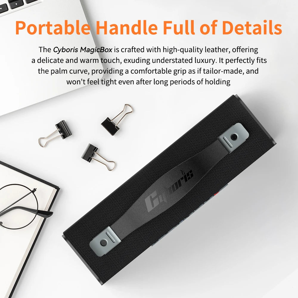 100W Portable Blue Tooth Speaker,  IPX6 Waterproof Wireless Speaker Subwoofer Deep Bass with Handle Support TF Card, AUX, TWS