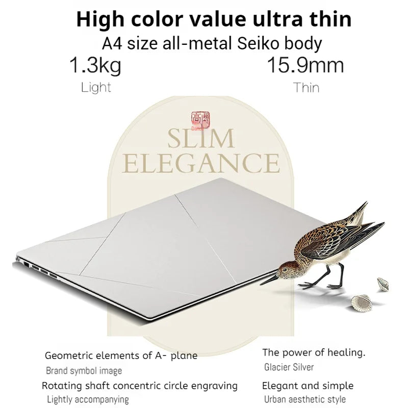 High Cost Performance asus Zenbook14 14inch 2.5K High Color Gamut Laptop Core I9 13900H 32G 1TB Business Office Laptop Computer