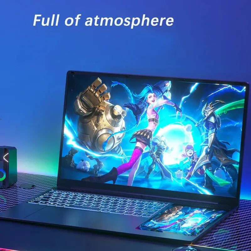 Intel N100 Finger Touch 15 Inch + 7 Inch Double Monitor Intel Celeron M2 2280 SATA Dual Screen Touch Office Business Laptop