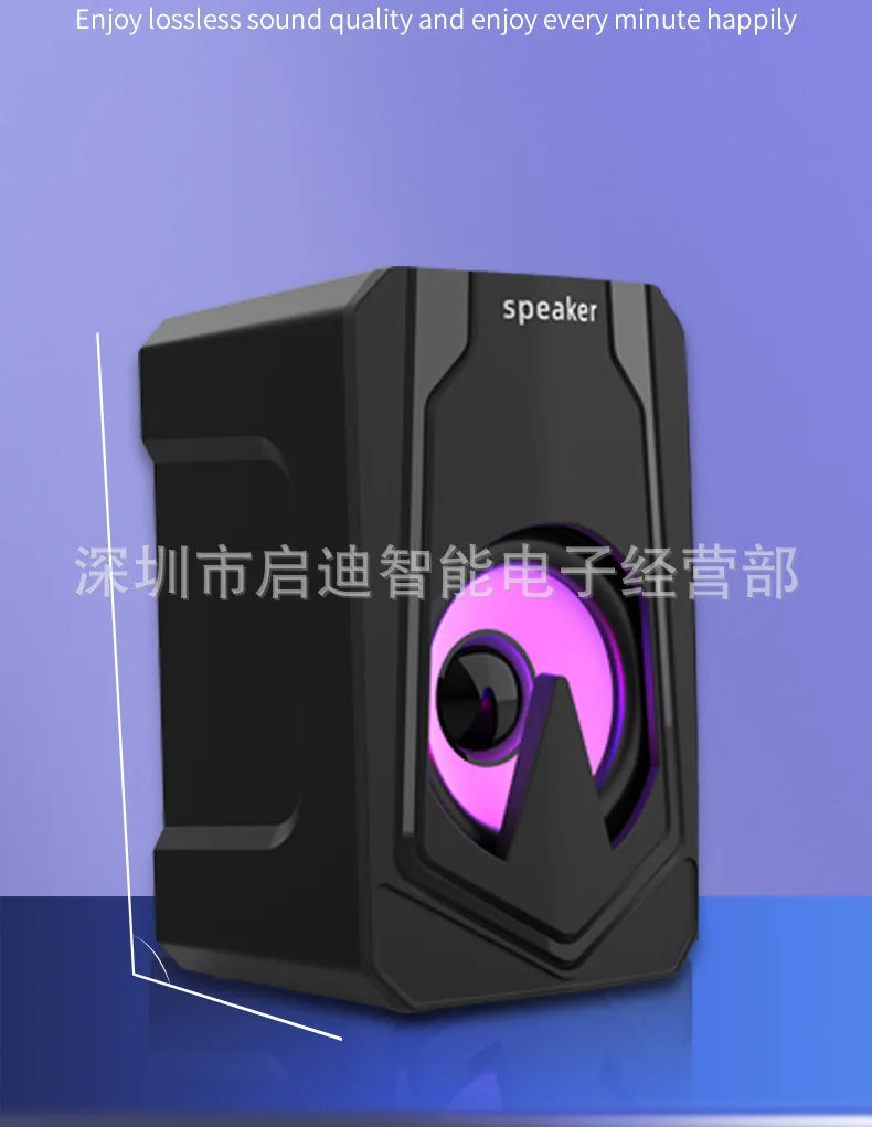Manufacturer Direct E1080 Desktop Mini Bluetooth Speaker E-Sports Gaming Speaker Suitable for Desktop and Home Use
