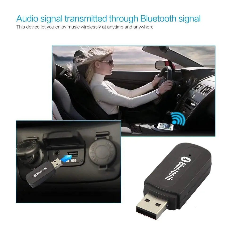 Bluetooth Adapter Receiver Mini USB Wireless Audio Adapter Bluetooth Music Receiver & Adapter Home/Car Sound System