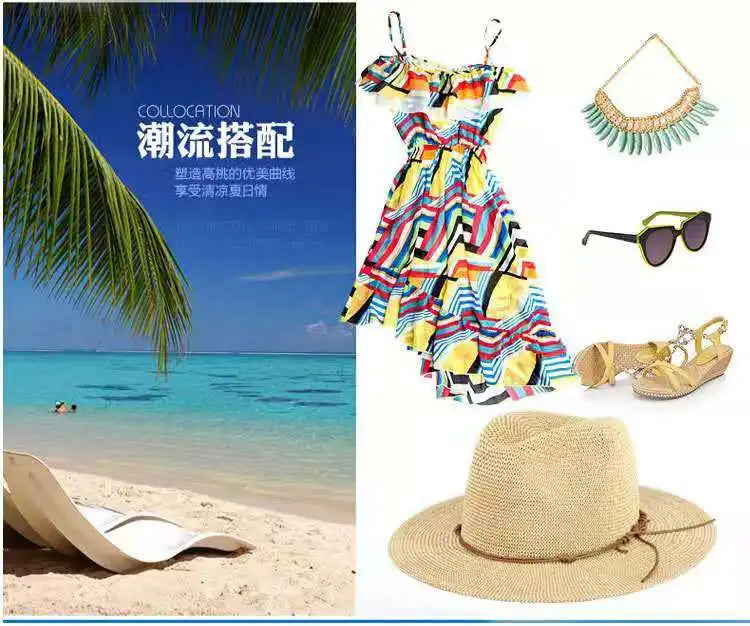Summer hat new straw yarn lady's sun hat ，Sun and ultraviolet protection，Wide brimmed straw hat