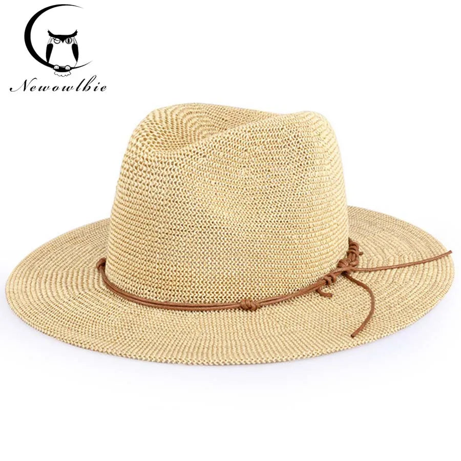 Summer hat new straw yarn lady's sun hat ，Sun and ultraviolet protection，Wide brimmed straw hat
