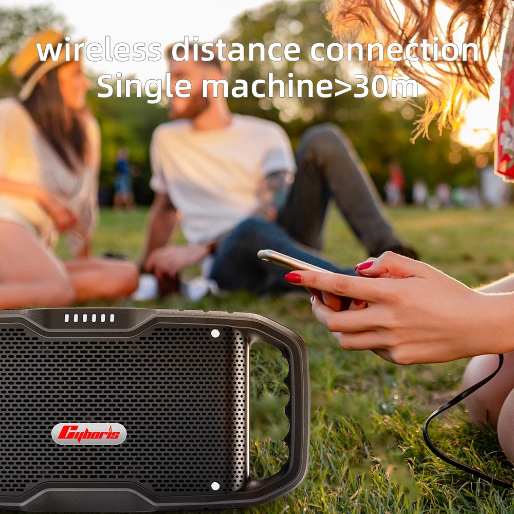 X10 Portable Blue-tooth Speaker 120W StormBox Blast Outdoor Wireless Speaker IPX7 Waterproof Party Camping Speaker 30H Playtime