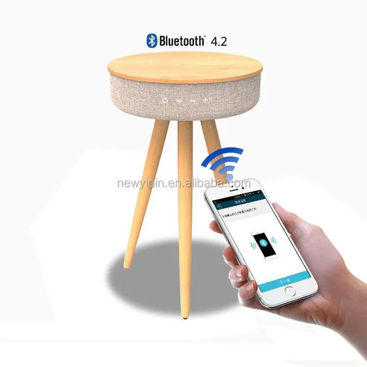 Professional 2.0 Speaker Manufacturers 6600mAh Power Bank Wireless Speakers Charging Side Coffee Table Speakers With Bluetooth