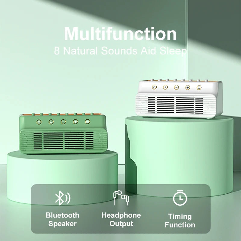 Portable USB Rechargeable Natural Sound Wireless Speaker White Noise Machine for Adult Sleeping