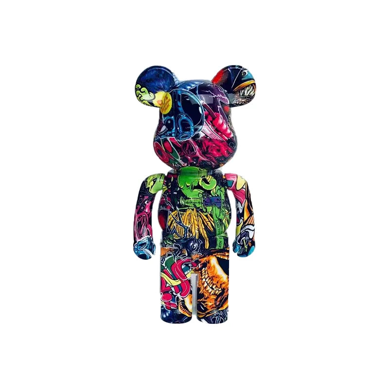 Fashion LS-02 Painted Bear Bluetooth Speaker Color Bear Creative Speaker Wireless Mini Speaker for Gift