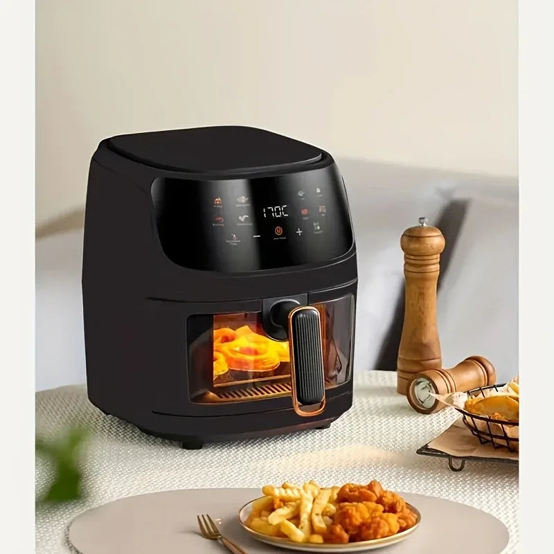 One 5 Quart Smart Air Fryer Large-Capacity Multi-Function Electric Kitchen Appliance Household Electronic Touch Cookware Program