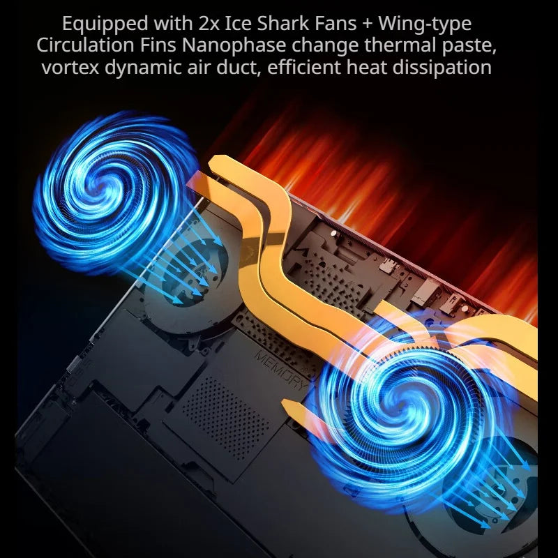 Mechrevo Laptops Brand New Ryzen9 8945HX Notebook Gamer  ram Ddr5 32G 1TB Gaming Laptop RTX5070-8G Notbook Computer