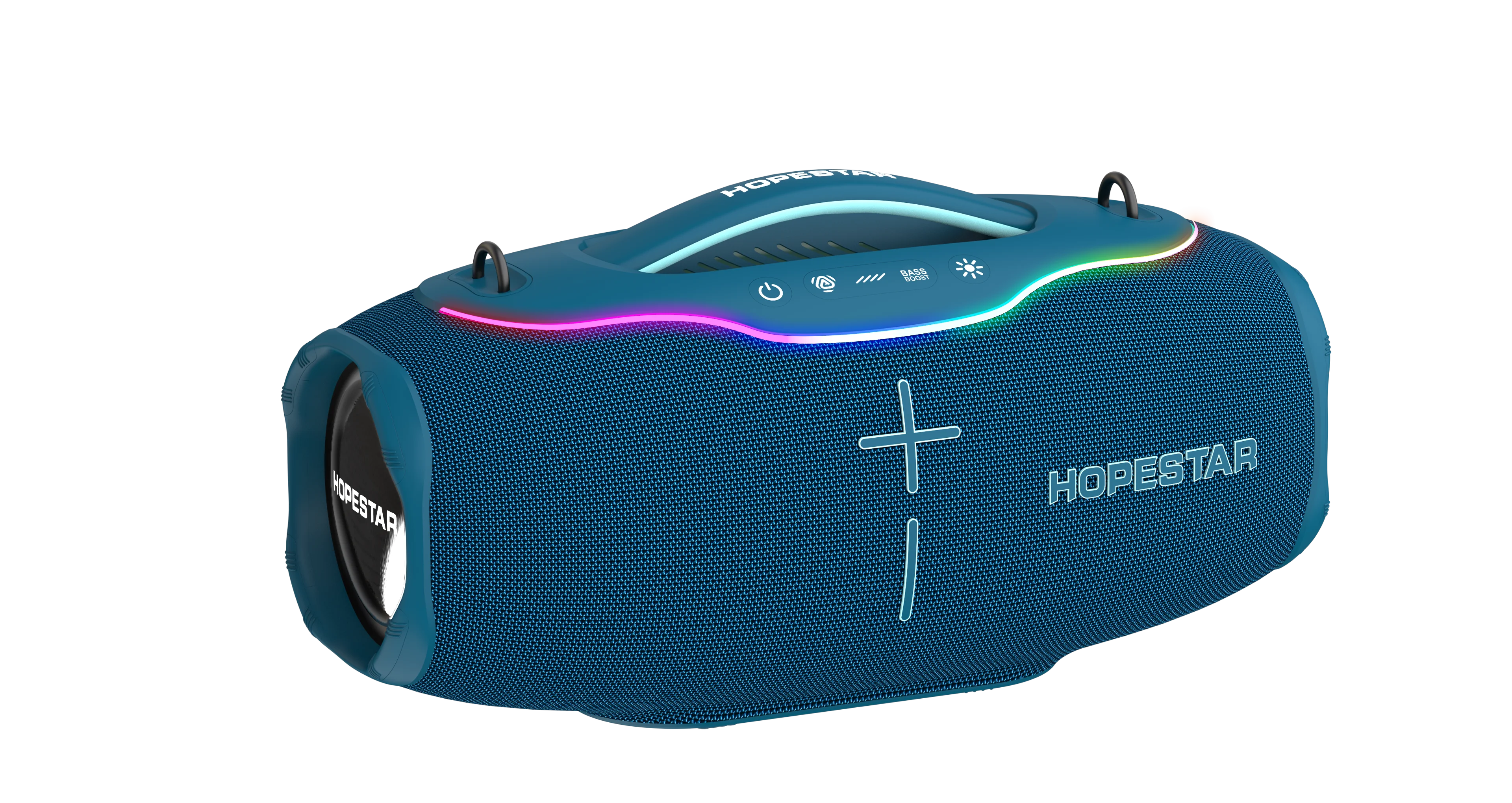 HOPESTAR H90 220W Portable Wireless Stereo Audio System Waterproof RGB for 5.3 Home Partybox Karaoke Subwoofer Speakers