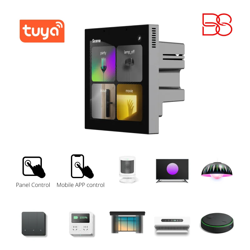 Chinese Supplier 2-in-1 Background Music Panel Music Entertainment + Home Control Hub Custom High Quality Smart Home 4 System