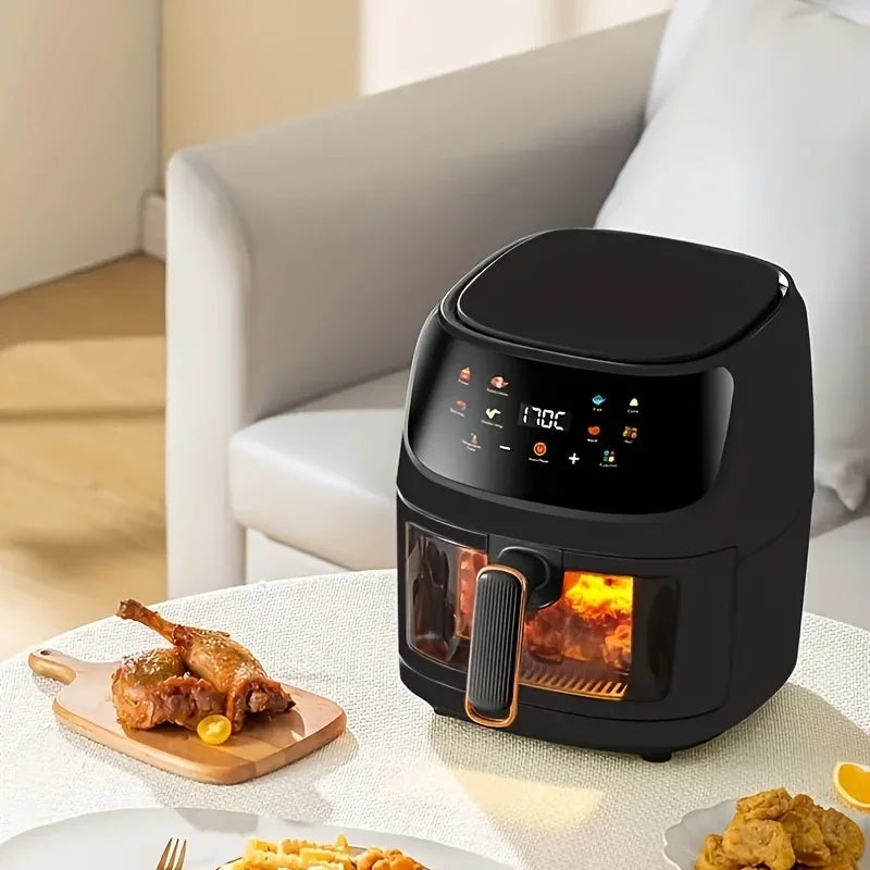 One 5 Quart Smart Air Fryer Large-Capacity Multi-Function Electric Kitchen Appliance Household Electronic Touch Cookware Program