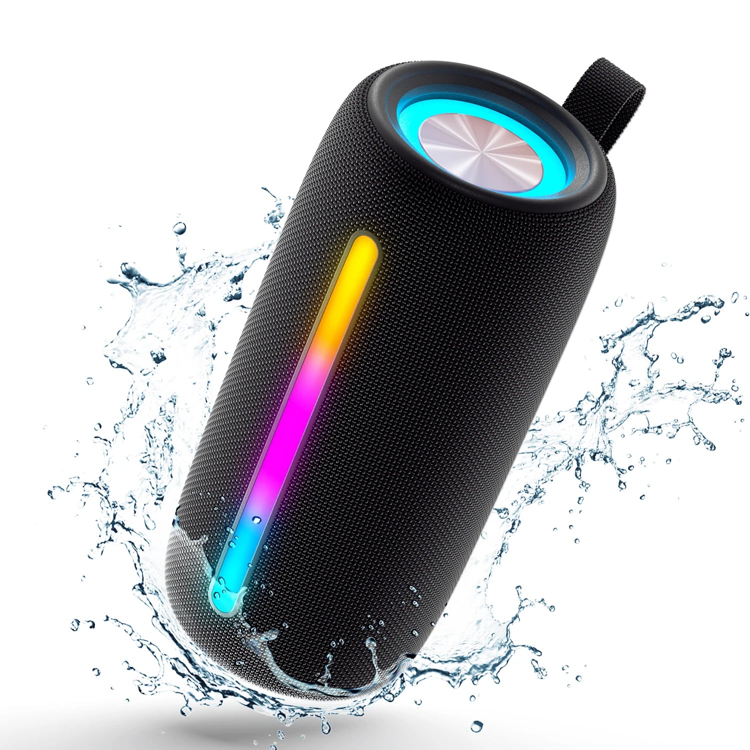 US/CA Stock Fast Shipping F26 Wireless for Bluetooth Speaker V5.3 RGB Lights 10W Sound IPX5 Waterproof True Wireless Pair