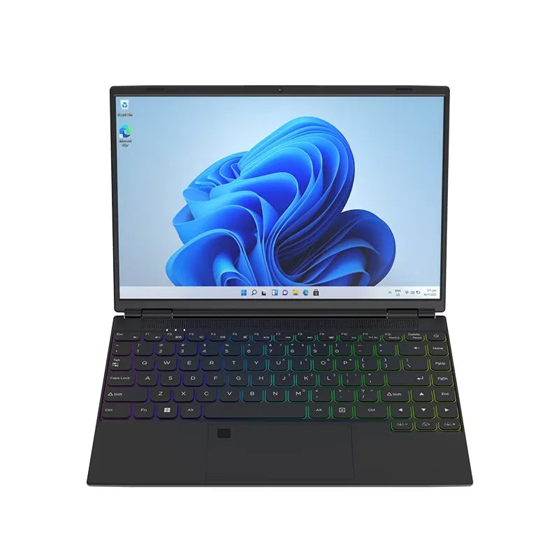 DEEQ 2025 New 14-Inch Business Laptop Intel N95 Quad-Core 32GB RAM 2TB SSD IPS Display English Windows 11 Pro Full-Size Keyboard
