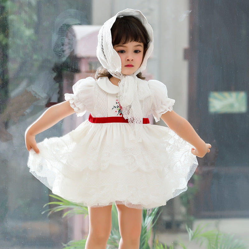 Summer Baby Girls Flower Girl Dresses  Kids Dresses for Girls Eid Dress for Party and Festival festival Fashion Sweet Clothes