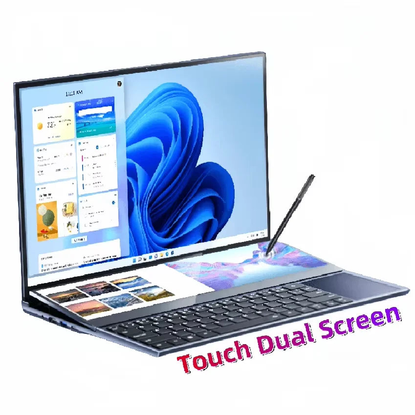 Dual 16-Inch & 14-Inch Touch Screen Business Gaming Laptop Win11 Pro Intel Core I7 64GB RAM 4TB Storage New Unopened