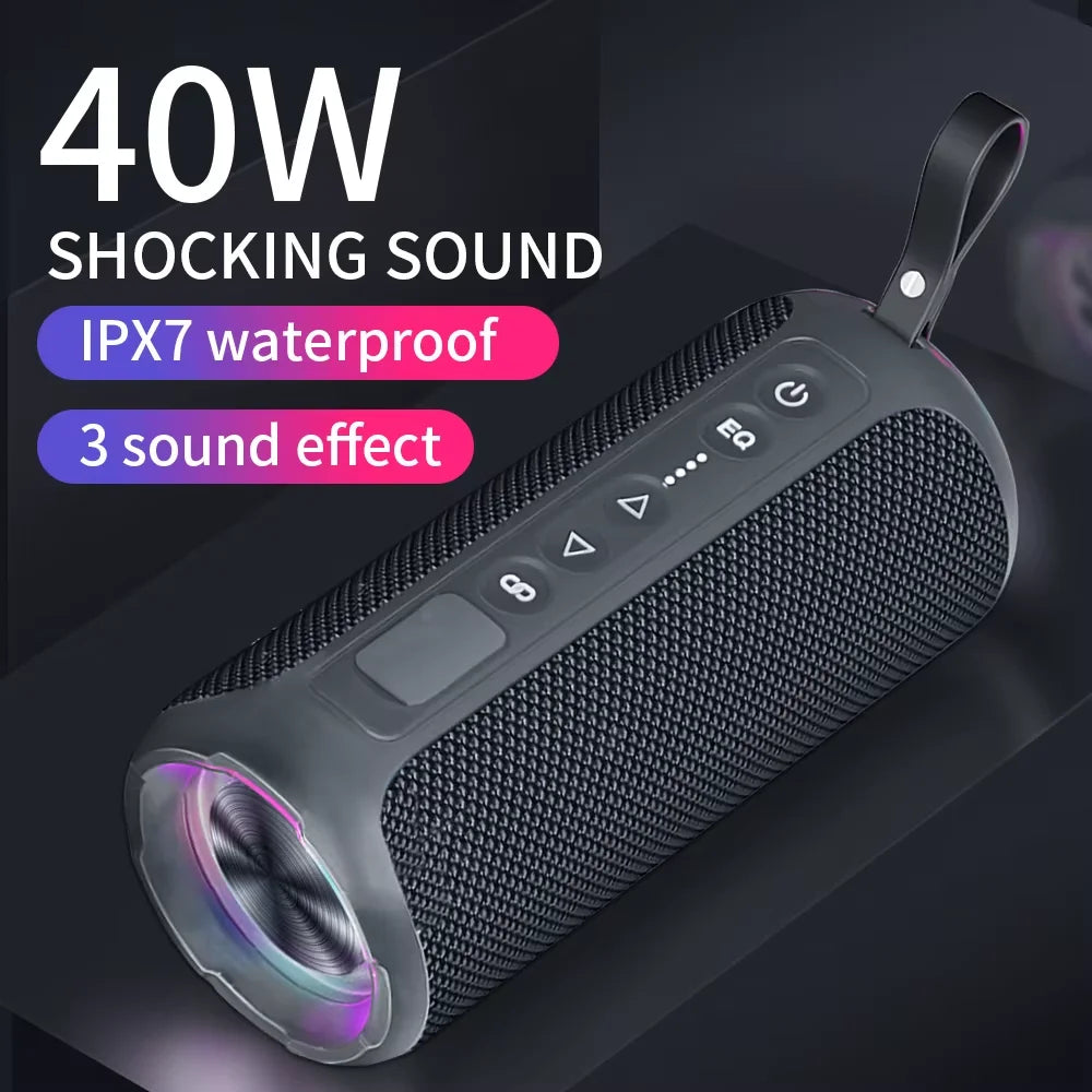 Waterproof IPX7 for 5.0 Portable Wireless Subwoofer with 3000-5000mAh Battery 30-50W Output Power for Home Theatre Spa Use