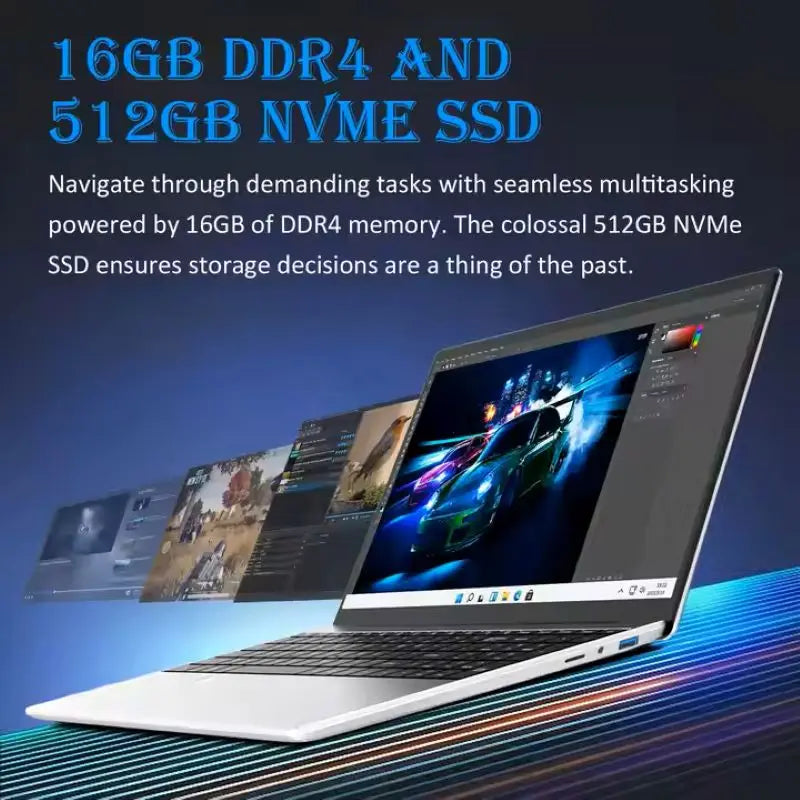 16GB DDR4 RAM 512GB SSD 1TB Intel I7 1080p 15.6inch IPS English Keyboard Business Gaming Laptop