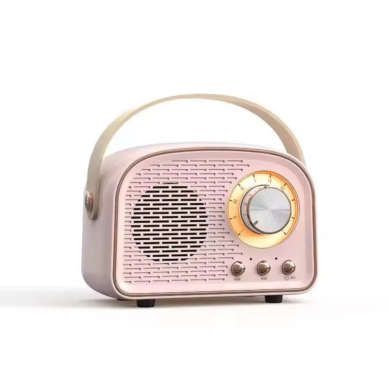 DW21 Retro Mini Wireless for Bluetooth Speaker Classical Home Theatre Sound Stereo Subwoofer for Stage for Outdoor Decorative
