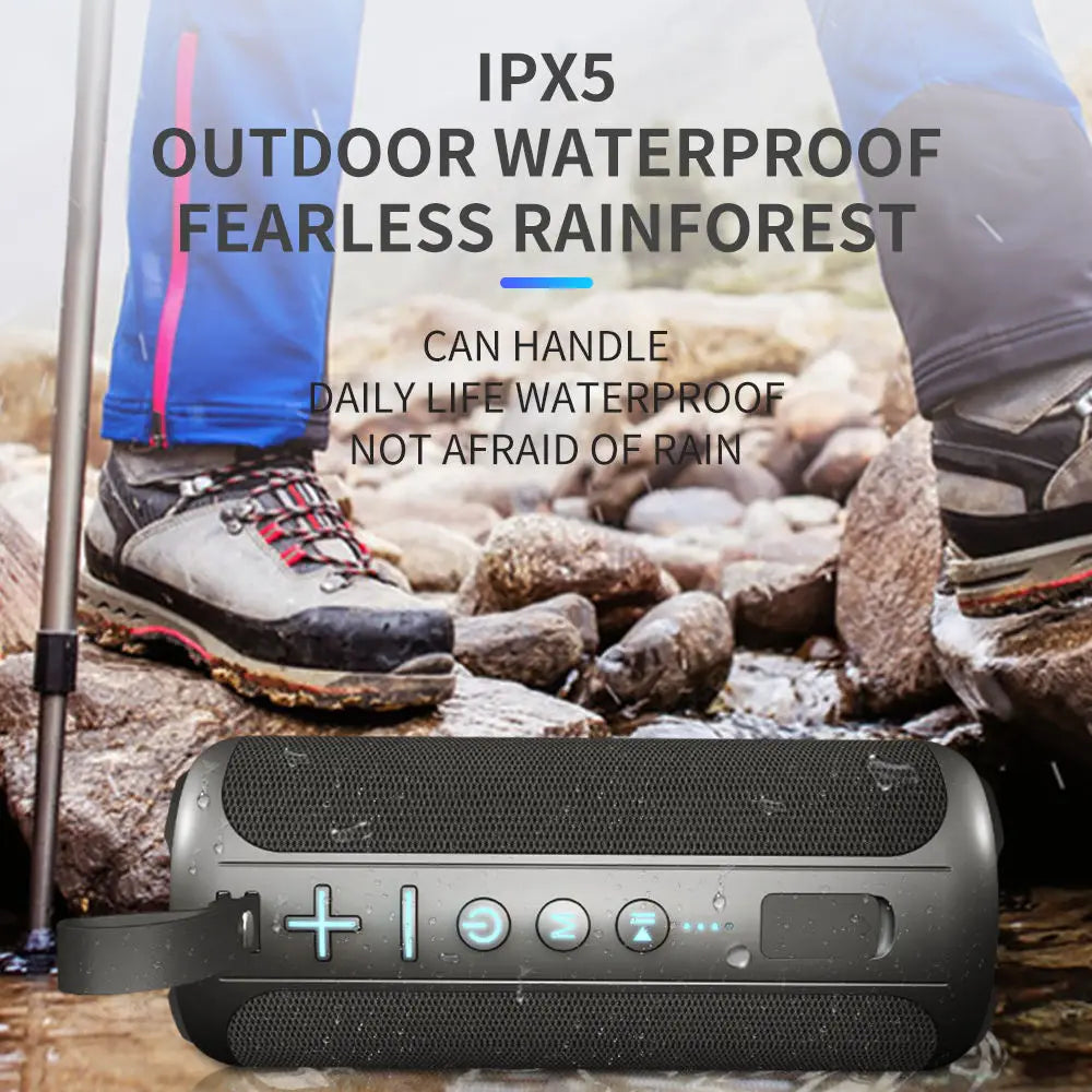 S7X RGB Portable  Speaker 20W Loud Sound Waterproof 12H Playtime TWS Pairing TF Card Type-C Charging