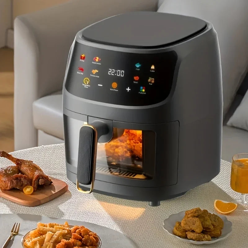 One 5 Quart Smart Air Fryer Large-Capacity Multi-Function Electric Kitchen Appliance Household Electronic Touch Cookware Program