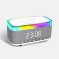 OKOP559 wholesale 15W Wireless Charging Alarm Clock RGB Ambient Light White Noise  Speaker Computer Mobile Phone home