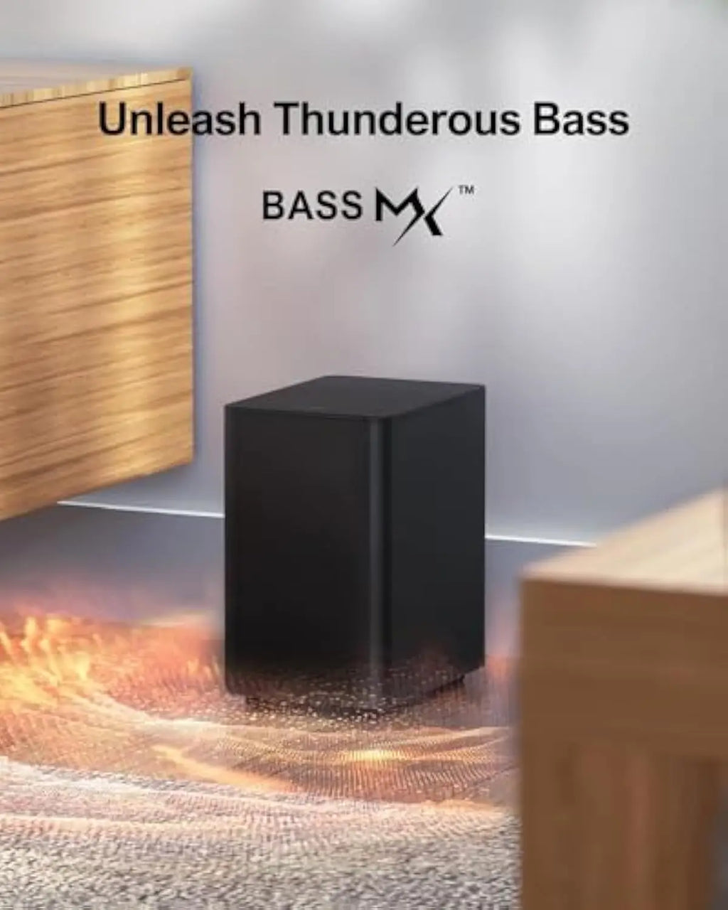 410W 5.1 Channel Surround Sound Bar with Wired Speakers & Wireless Sub, 3 EQ Modes, HDMI EARC