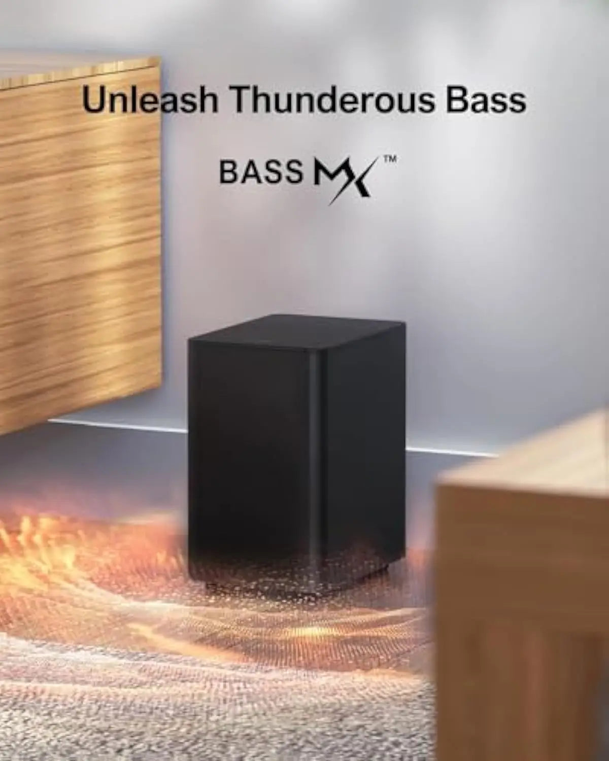 410W 5.1 Channel Surround Sound Bar with Wired Speakers & Wireless Sub, 3 EQ Modes, HDMI EARC