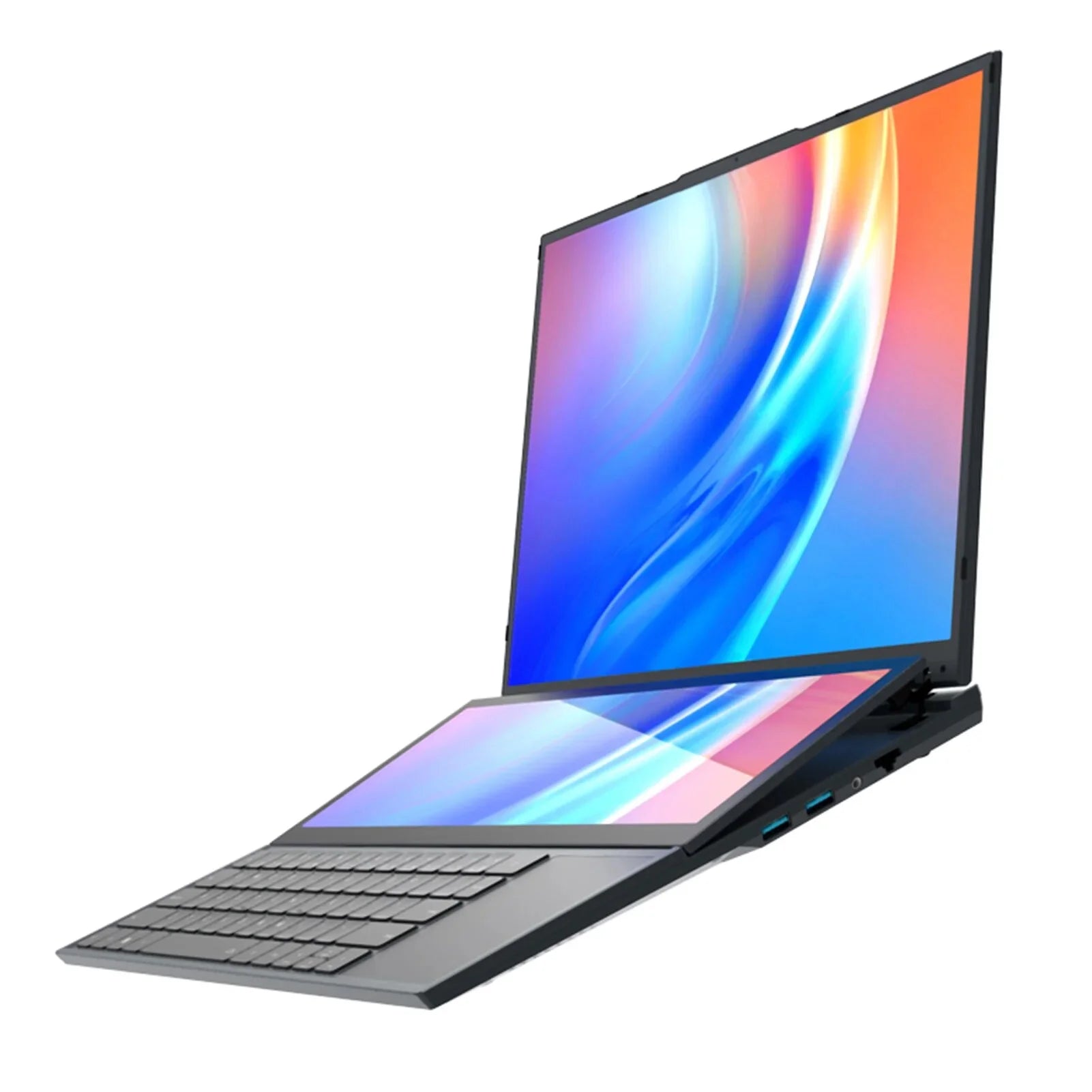 Intel Core I7-9750H High Performance 16"+14" Dual Screen Laptop 1920*1080 Window 10/11 Notebook Computer