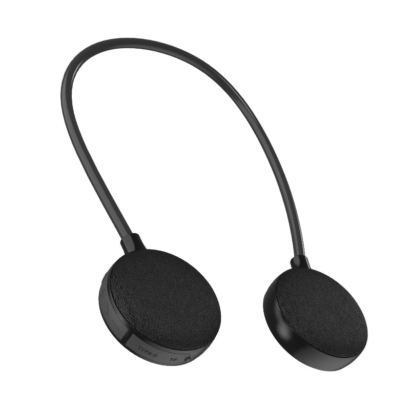 Rockmia EBS-906 Fashion Flexible Neckband Speaker Bluetooth 5.3  6W Wearable Wireless Music Player  Type C  TF Card Support