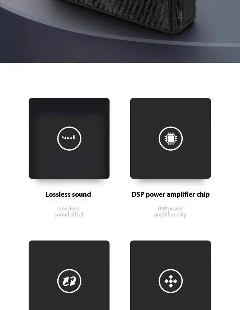 Best Selling 60W Wireless Party Box Speaker Portable Multifunctional Speaker 5200mah TWS Connect HI-FI Speakers