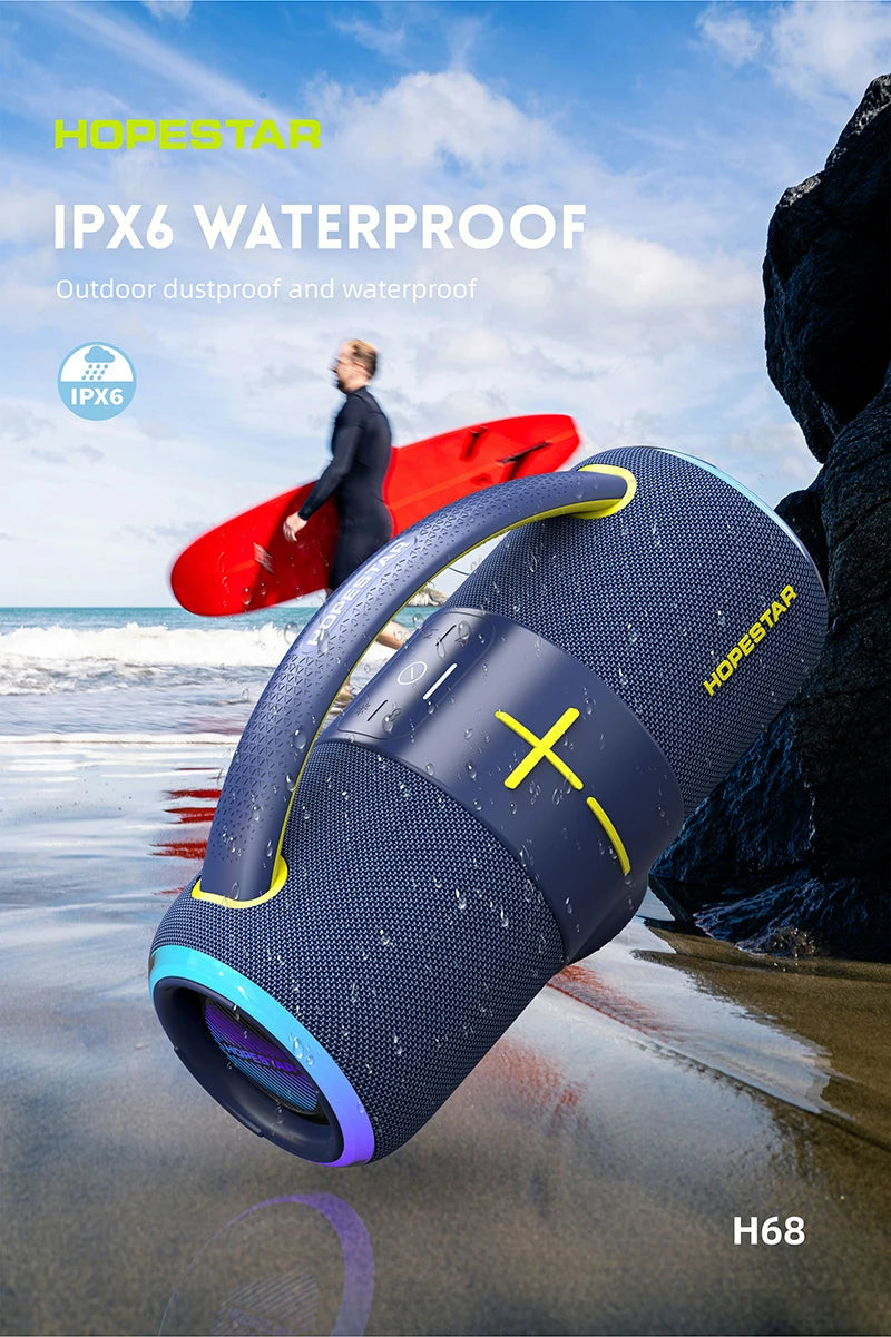 HOPESTAR H68 Top Sell bluetooth Speaker Portable Speaker Waterproof IPX6 Wireless Outdoor Blue Tooth Speakers