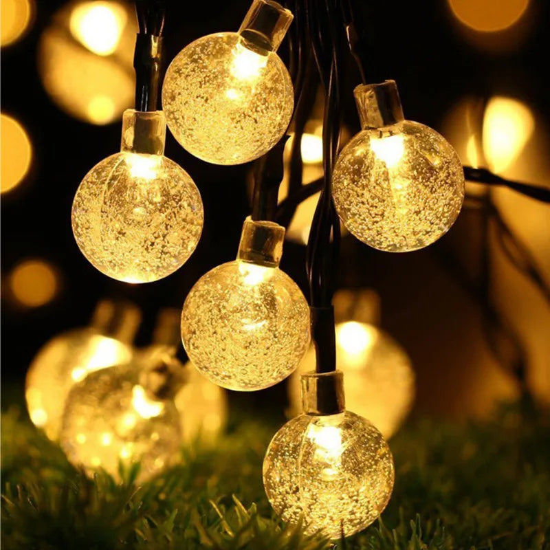 String Light Solar 100 LEDs Fairy Lights Outdoor Garden Wedding Decoration Lamp 12M/13M IP65 Waterproof Garland Furniture Light
