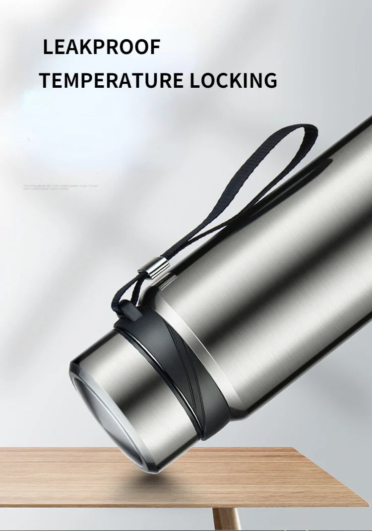 Thermo Pot Thermos Bottle 1800ML Double Wall Stainless Steel Insulated Vacuum Flask Drinkware Cup Thermal Mug Water Bottle