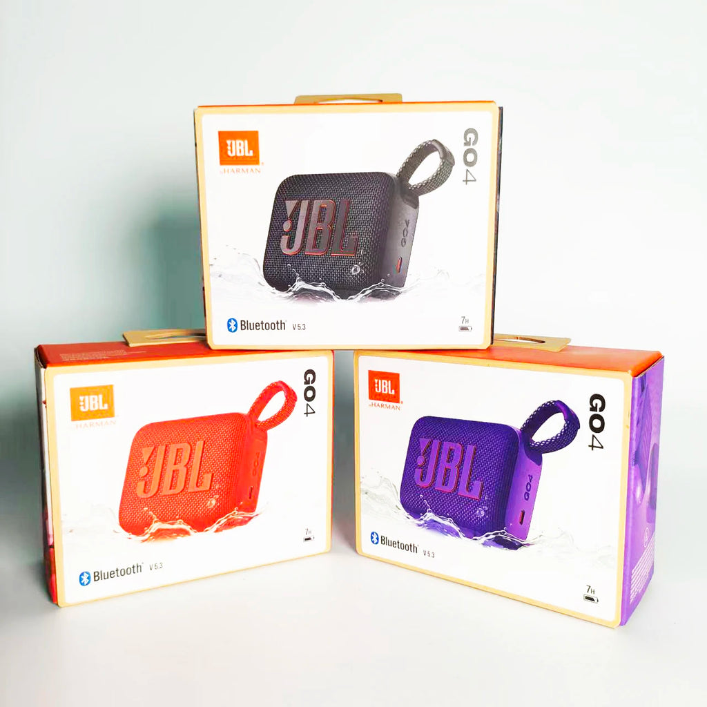 JBL GO4 Music Brick Portable Bluetooth Speaker Auracast Multi-Speaker Pairing ,Up to 7H Playtime + 2H Boost
