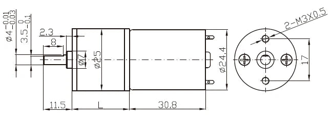 12V DC Brush Permanent Magnet Spur Gear Motor with Explosion-Proof for Boat and Home Appliances