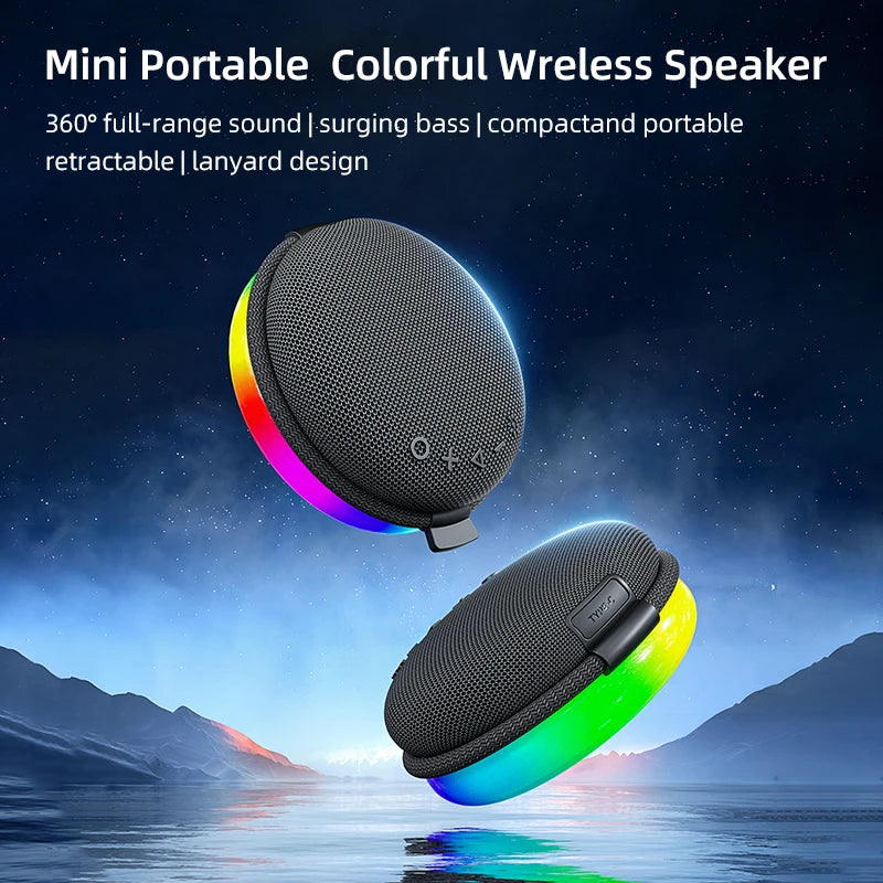 High Quality RGB Loudspeaker Waterproof Portable Party Speaker Powerful Bass Wireless Blue Tooth Speaker