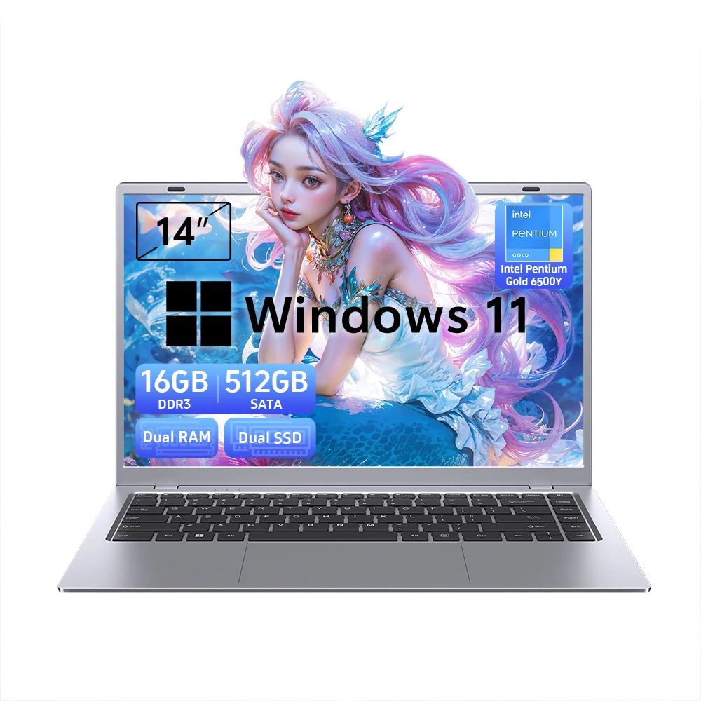 15.6'' Intel 6500Y 8GB+128GB SSD Laptop Computer Windows 11 China Factory Cheap Gaming Laptop Computers Laptops and Desktops