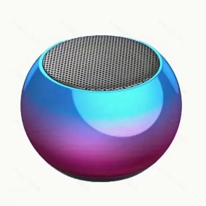 Oudiobop M3 Mini Computer Speakers with Built-in Mic for V5.1 Battery Powered for Mobile Phone & Outdoor Use
