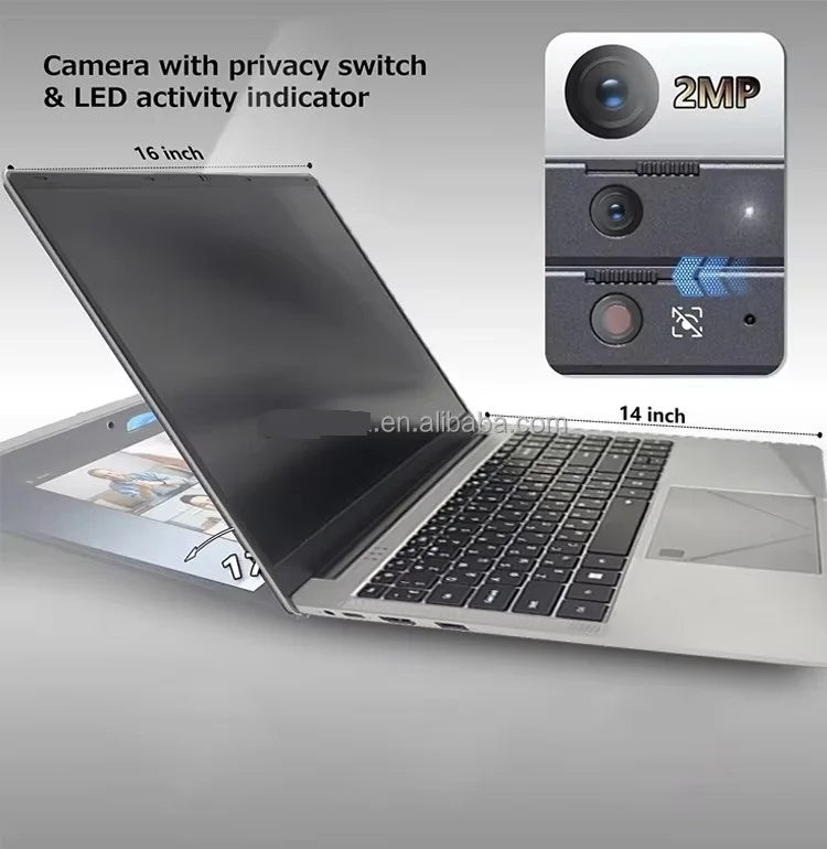 Yoga Laptop Intel 32GB+2TB Type-C Touch Panel N95 3.4GHz 15.6" Inch Business Laptop English New Win10/11 1-Year Warranty