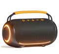 Portable Wireless for BT Speakers 40W Output with RGB LED Lighting Waterproof Outdoor Subwoofer for Home Use Version 5.3