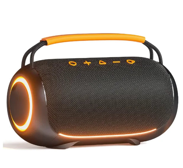 Wireless Portable Boombox Speaker BT 5.3 Sound Strong Subwoofer Outdoor Waterproof Bluetooth Speakers