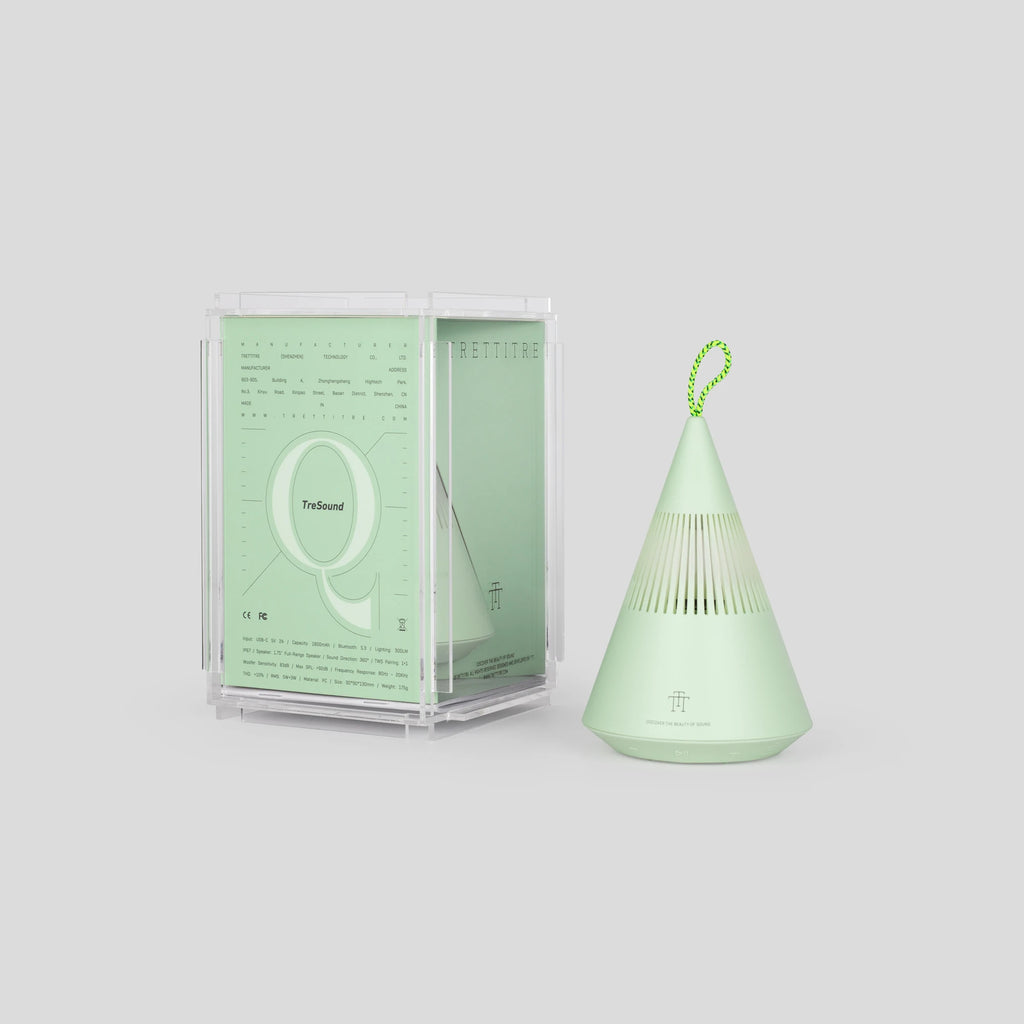 TRETTITRE Audio Player, 2026 Portable Wireless Speakers with Led Light, Bluetooth 5.3, 10H Playtime