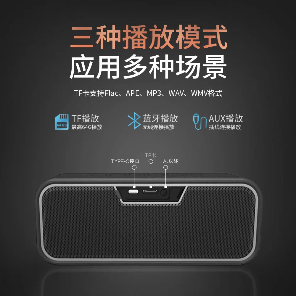 40 Watt V5.0 DSP EQ TWS TF Card Portable Mini for Bluetooth Speaker Deep Bass IPX7 Waterproof for Outdoors and Computer Use