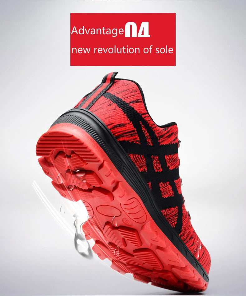 Work Sneakers Men Indestructible Steel Toe Work Shoes Safety Boot Men Shoes Anti-puncture Breathable Working Shoes For Men 48 50